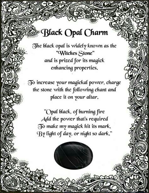 Coal black stone witchcraft and steel